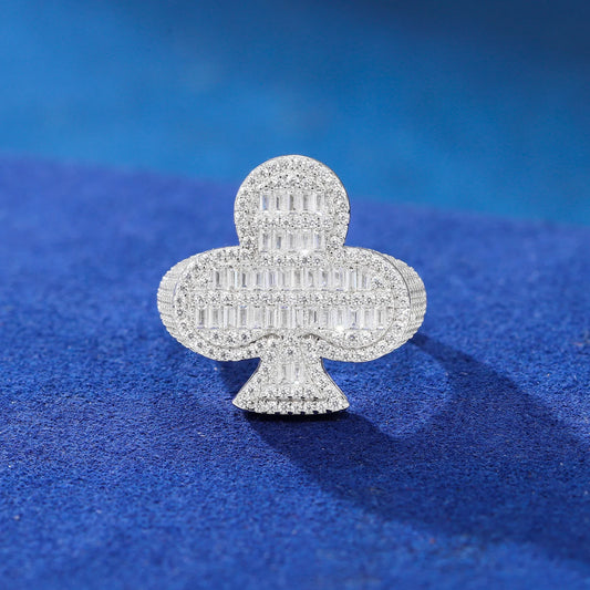 Iced Out Club Signet Ring for Men, image 5