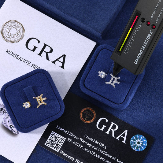 Iced Out Moissanite Zodiac Open Ring, image 2