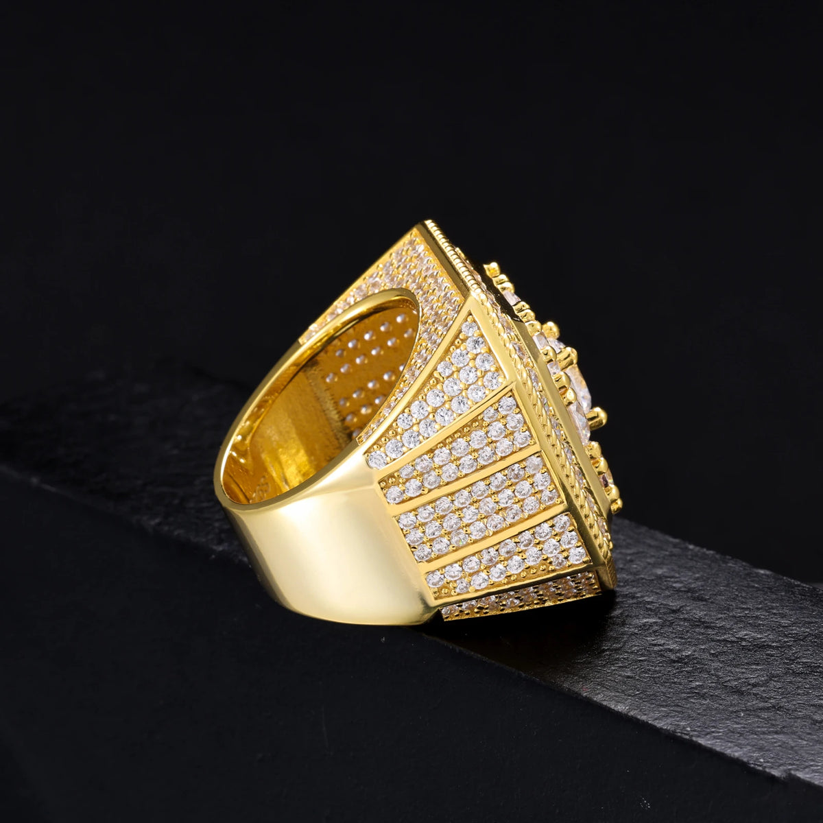 Square Signet Ring for Men, image 5