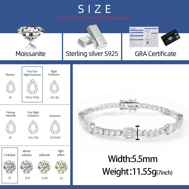 3mm Oval Cut Tennis Bracelet, image 3