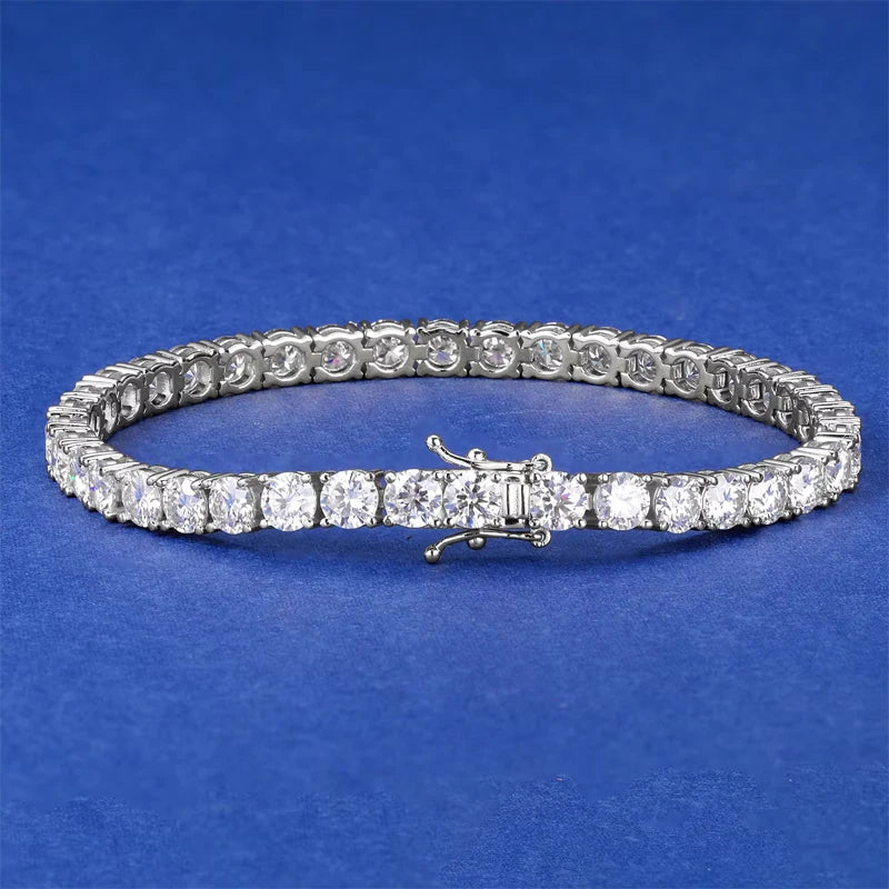 3mm Moissanite Tennis Bracelet or Necklace, image 2