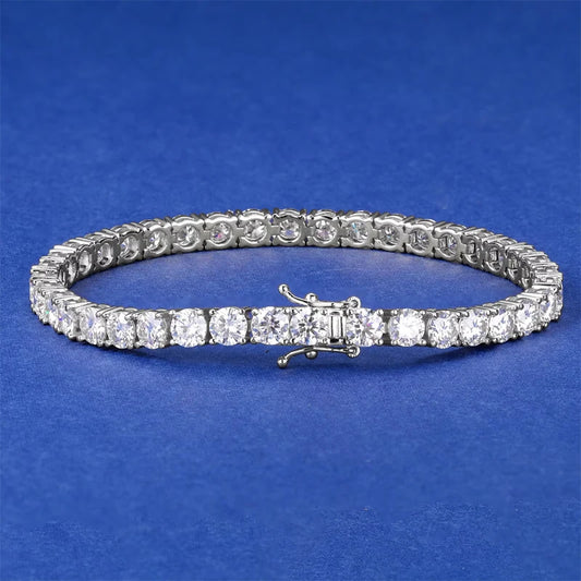 3mm Moissanite Tennis Bracelet or Necklace, image 2