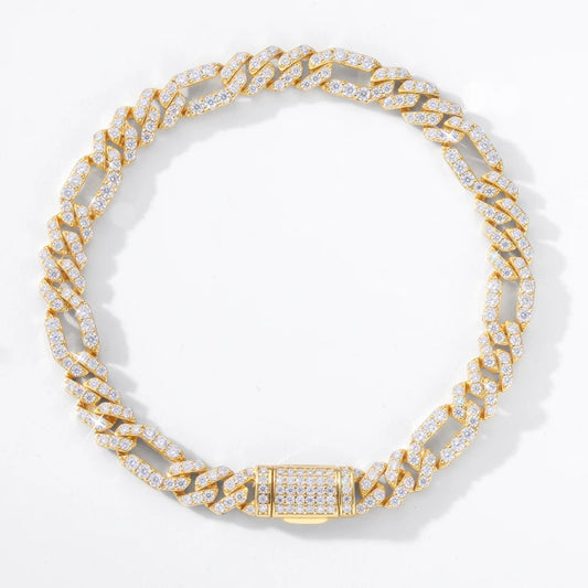 6mm Moissanite Cuban Link Bracelet