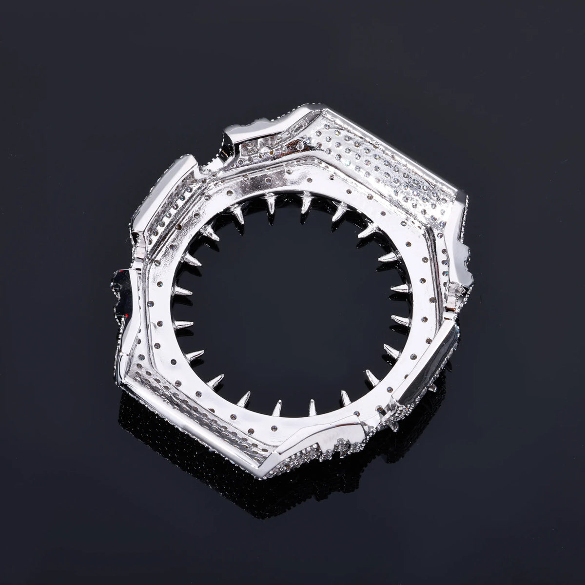 Iced Out Thorn Watch Bezel, image 6