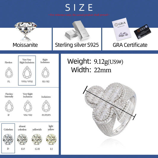 Iced Out Club Signet Ring for Men, image 3