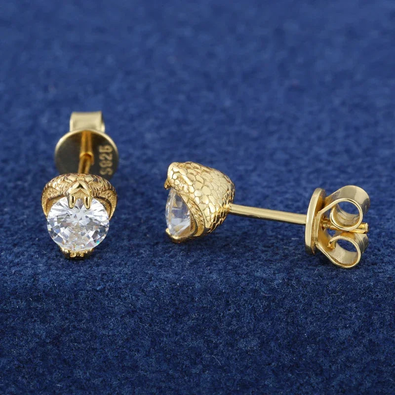 4mm Iced Out Moissanite Stud Earrings for Men, image 6