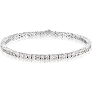 2mm Moissanite Tennis Necklace or Bracelet
