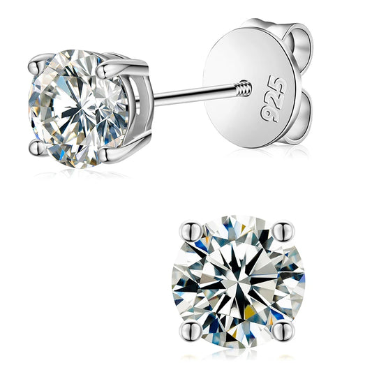 Moissanite Stud Earrings