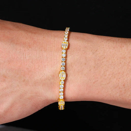 3mm Oval Cut Tennis Bracelet, image 5