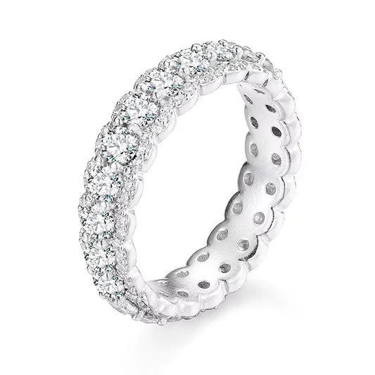 3mm Moissanite Eternity Band Ring