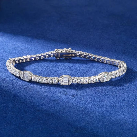 3mm Oval Cut Tennis Bracelet, image 8