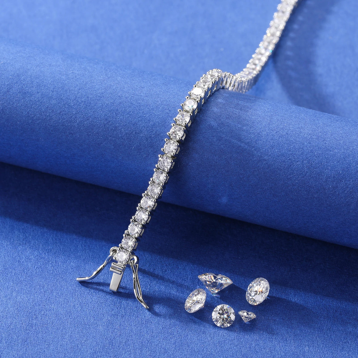 3mm Moissanite Tennis Bracelet or Necklace, image 5
