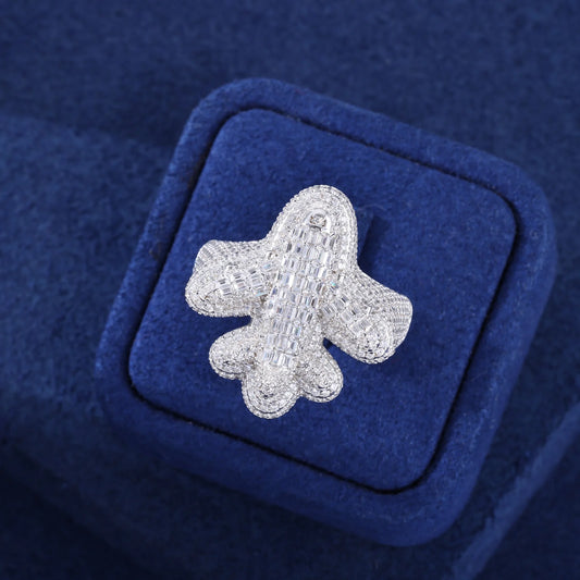 Iced Out Airplane Ring for Men, image 5