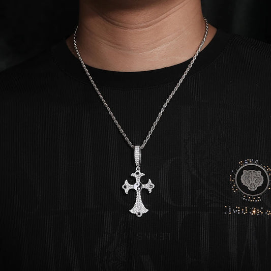 Gothic Cross Pendant Necklace, image 6