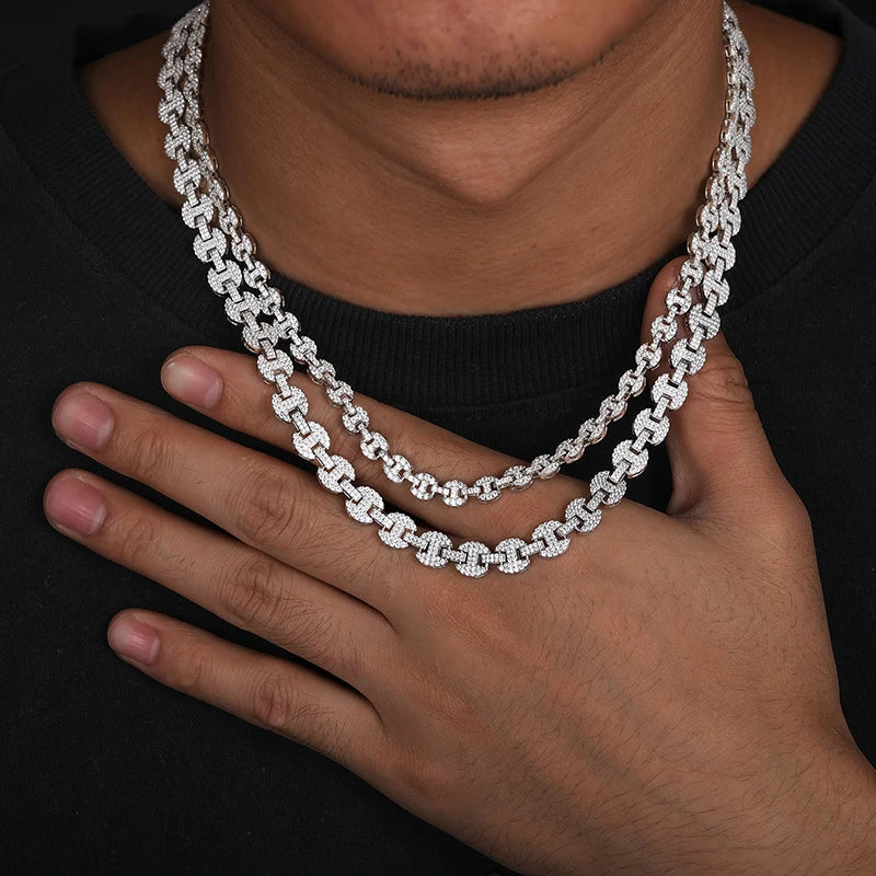 Iced Out Mariner Link Chain, image 7