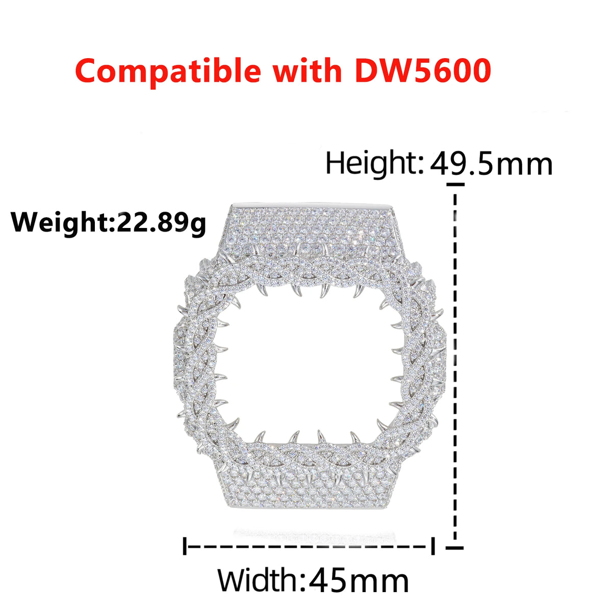 Iced Out Thorn Watch Case, image 8