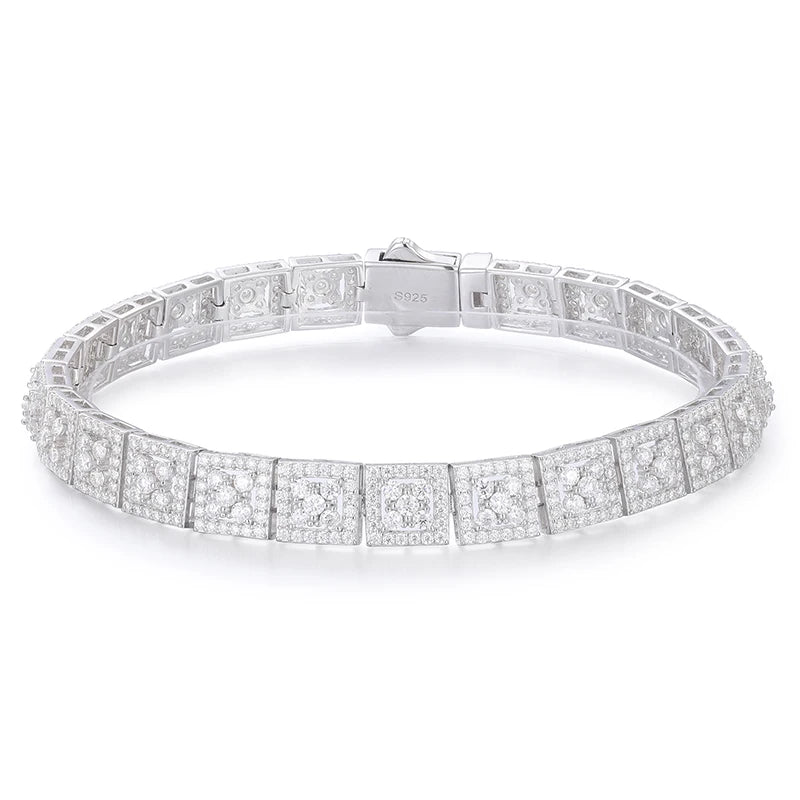 Iced Out Tennis Bracelet for Men, image 2