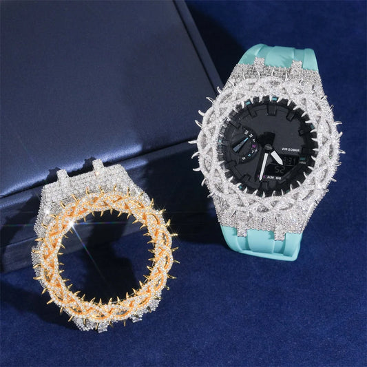 Iced Out Thorn Watch Bezel