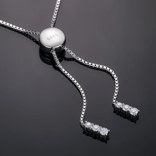 2mm or 3mm Adjustable Moissanite Tennis Bracelet, image 6