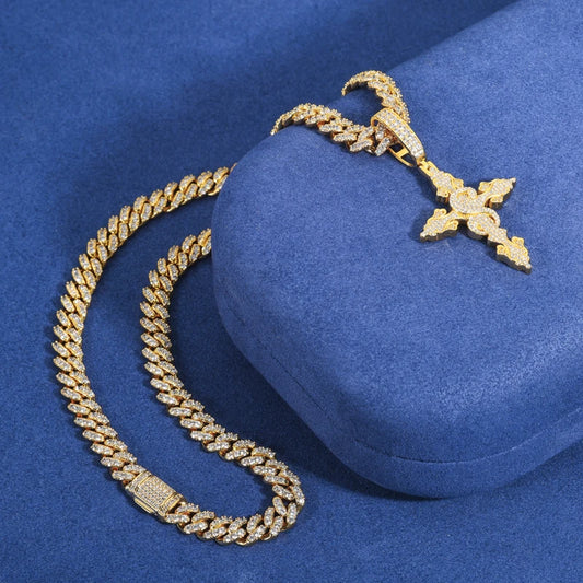 Iced Out Pendant Necklace for Men, image 6