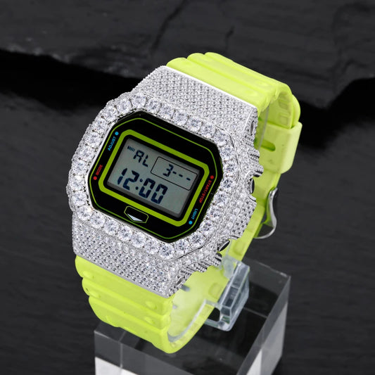 Iced Out Moissanite Watch Case, image 6