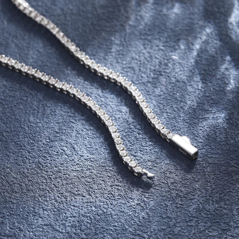2mm Moissanite Tennis Necklace or Bracelet, image 6