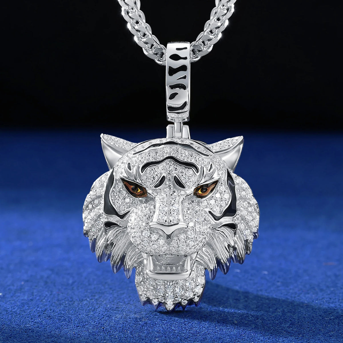 Iced Out Animal Head Pendant for Men, image 14