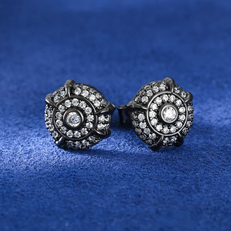 Moissanite Stud Earrings for Men, image 6