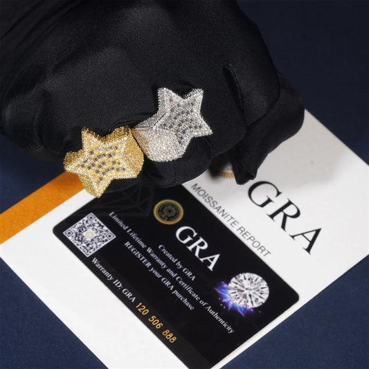 Iced Out Baguette Star Ring for Men, image 5
