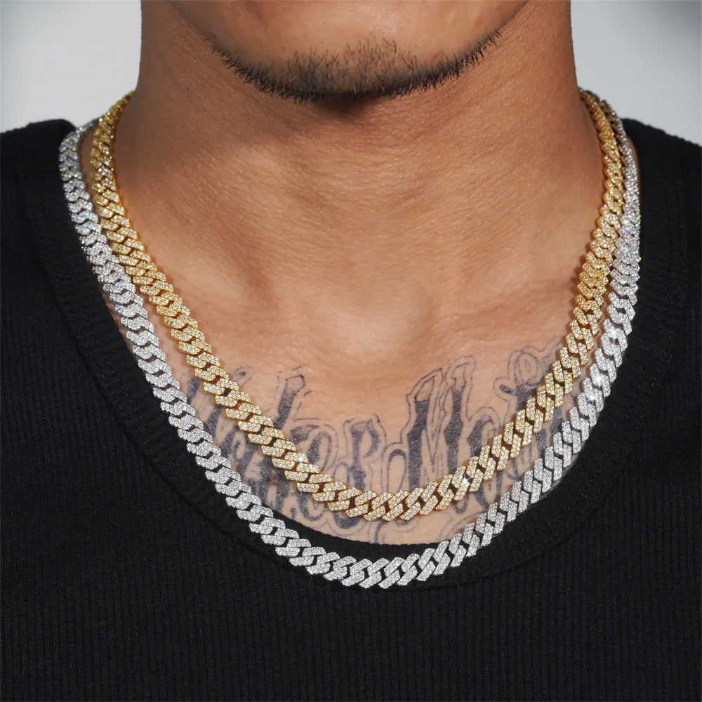 8mm Iced Out Cuban Link Chain for Men, image 6
