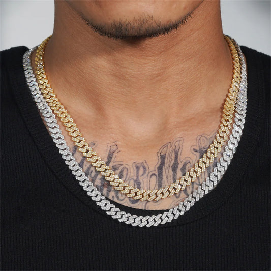8mm Iced Out Cuban Link Chain for Men, image 6