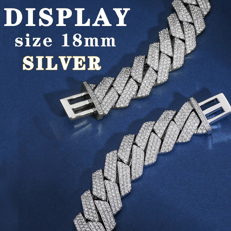 Iced Out Cuban Link Chain for Men, image 10