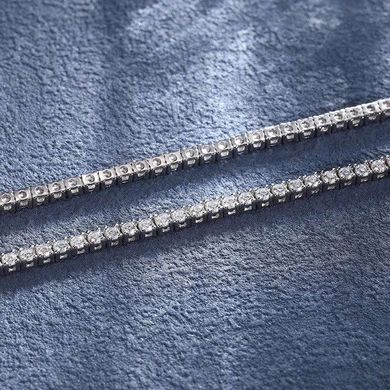 2mm Moissanite Tennis Necklace or Bracelet, image 5