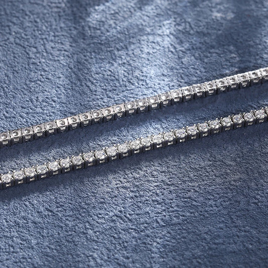2mm Moissanite Tennis Necklace or Bracelet, image 5