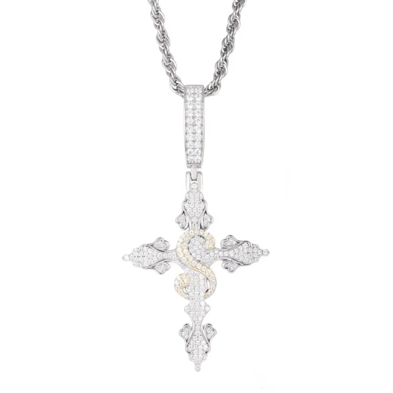 Iced Out Pendant Necklace for Men, image 12