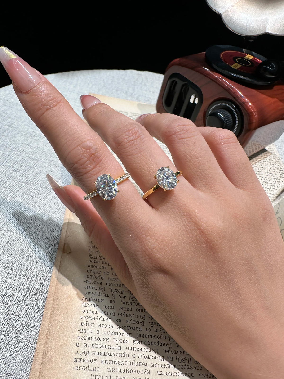 Moissanite Solitaire Engagement Rings, image 7