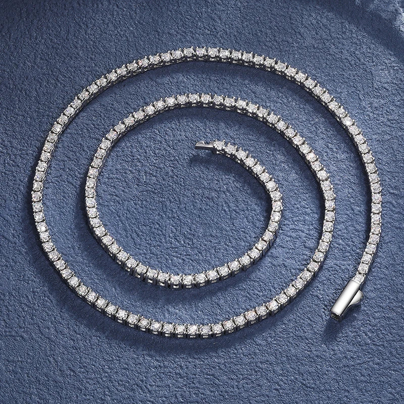2mm Moissanite Tennis Necklace or Bracelet, image 7