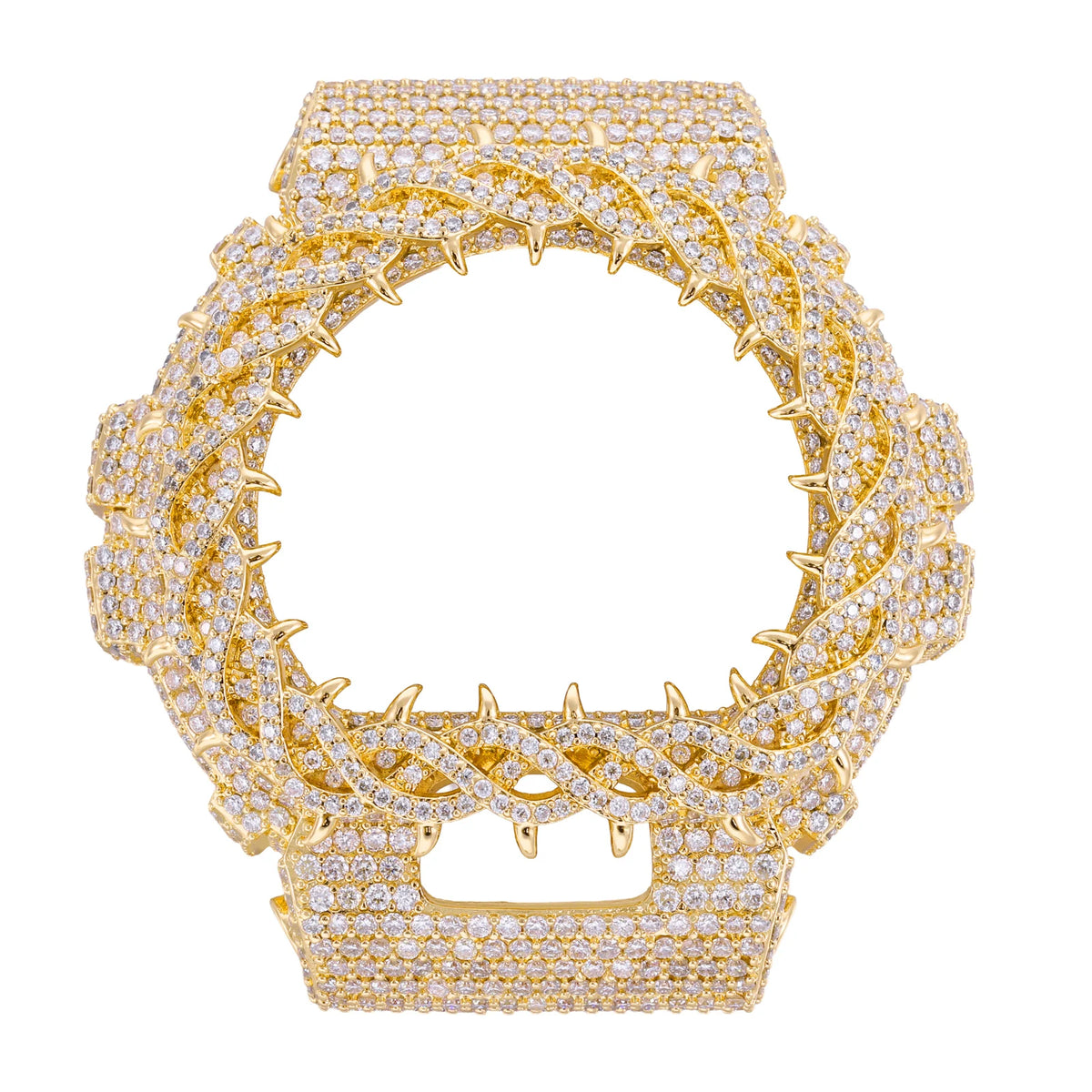 Iced Out Thorn Watch Bezel, image 8