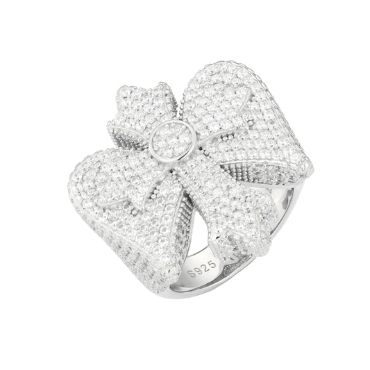 Iced Out Cross Ring for Men