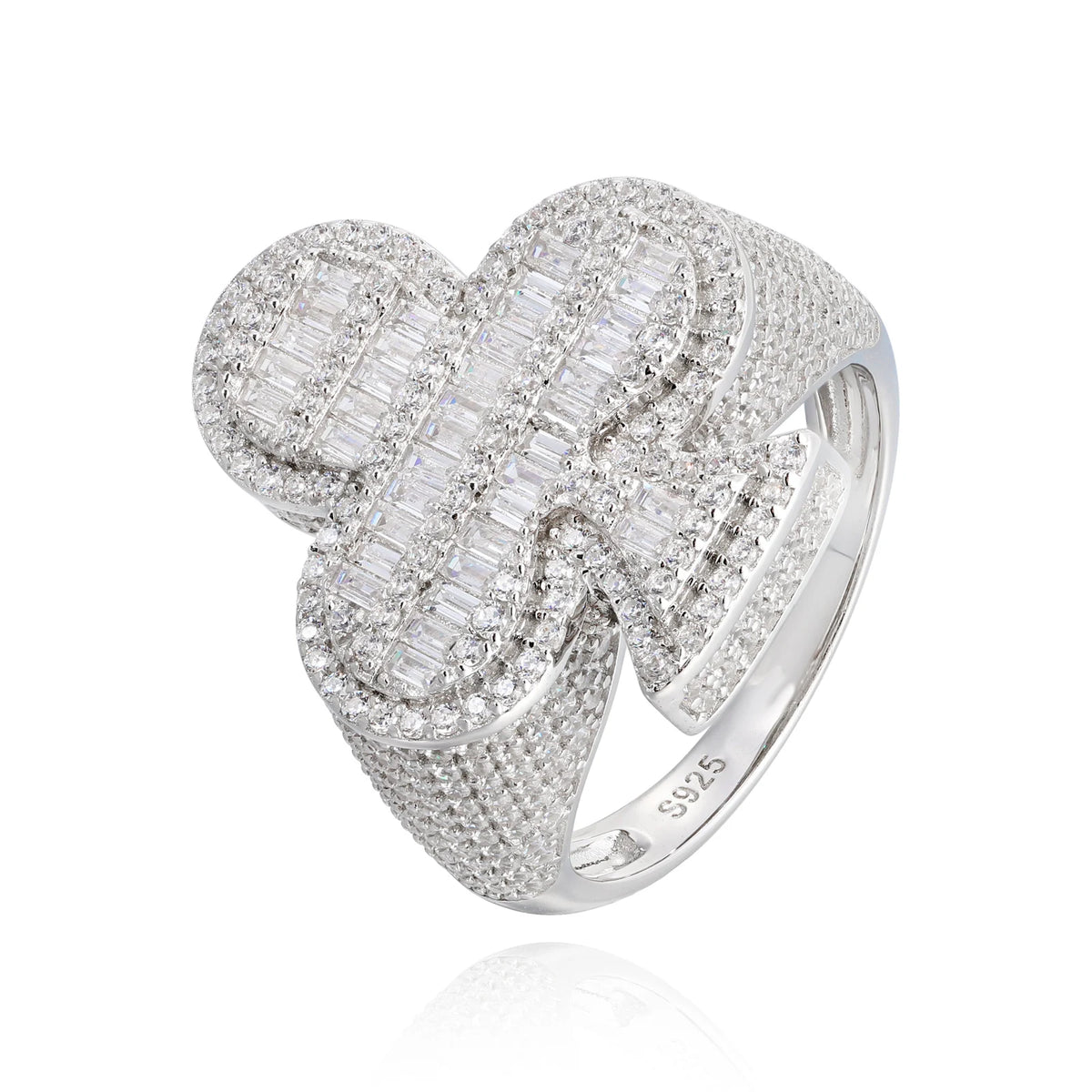 Iced Out Club Signet Ring for Men