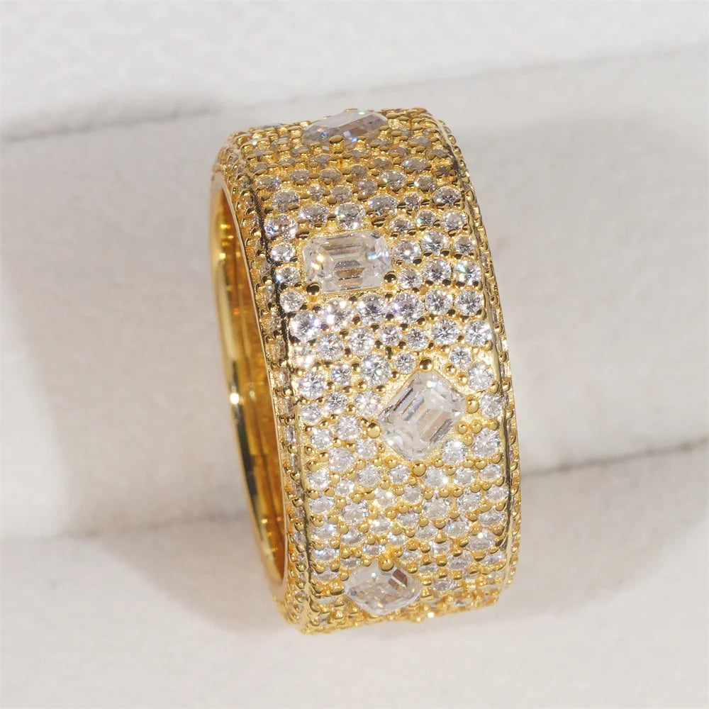 Wide Pave Band Ring for Men, image 5