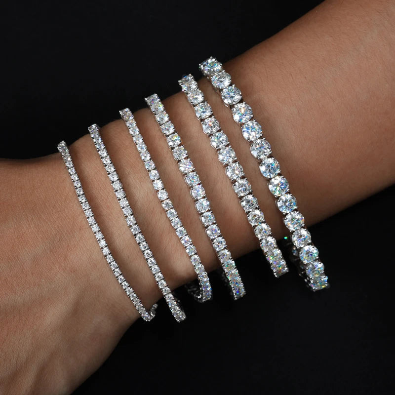 Moissanite Tennis Bracelet or Necklace, image 6
