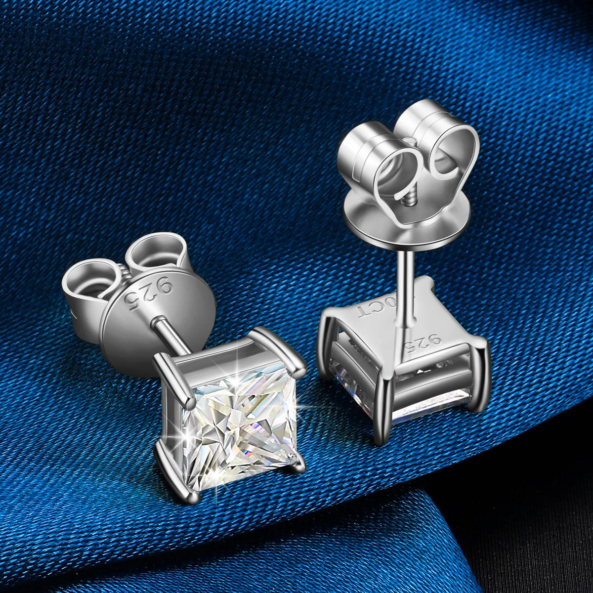 Moissanite Stud Earrings, image 4