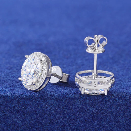 Moissanite Stud Earrings, image 3