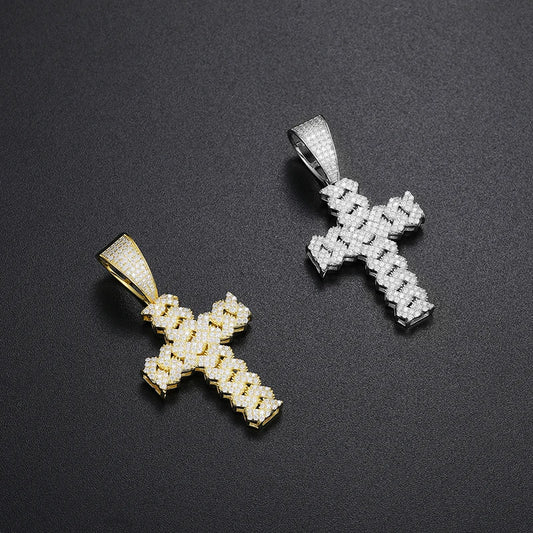 14mm Cross Pendant for Men, image 4