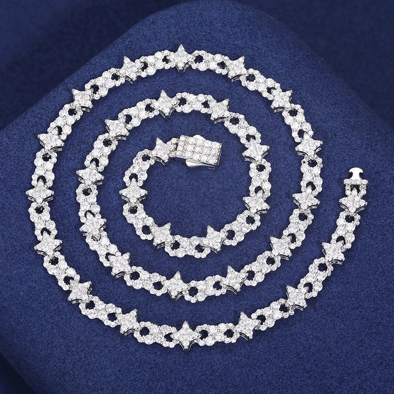 8mm Iced Out Infinity Link Necklace or Bracelet for Men, image 5