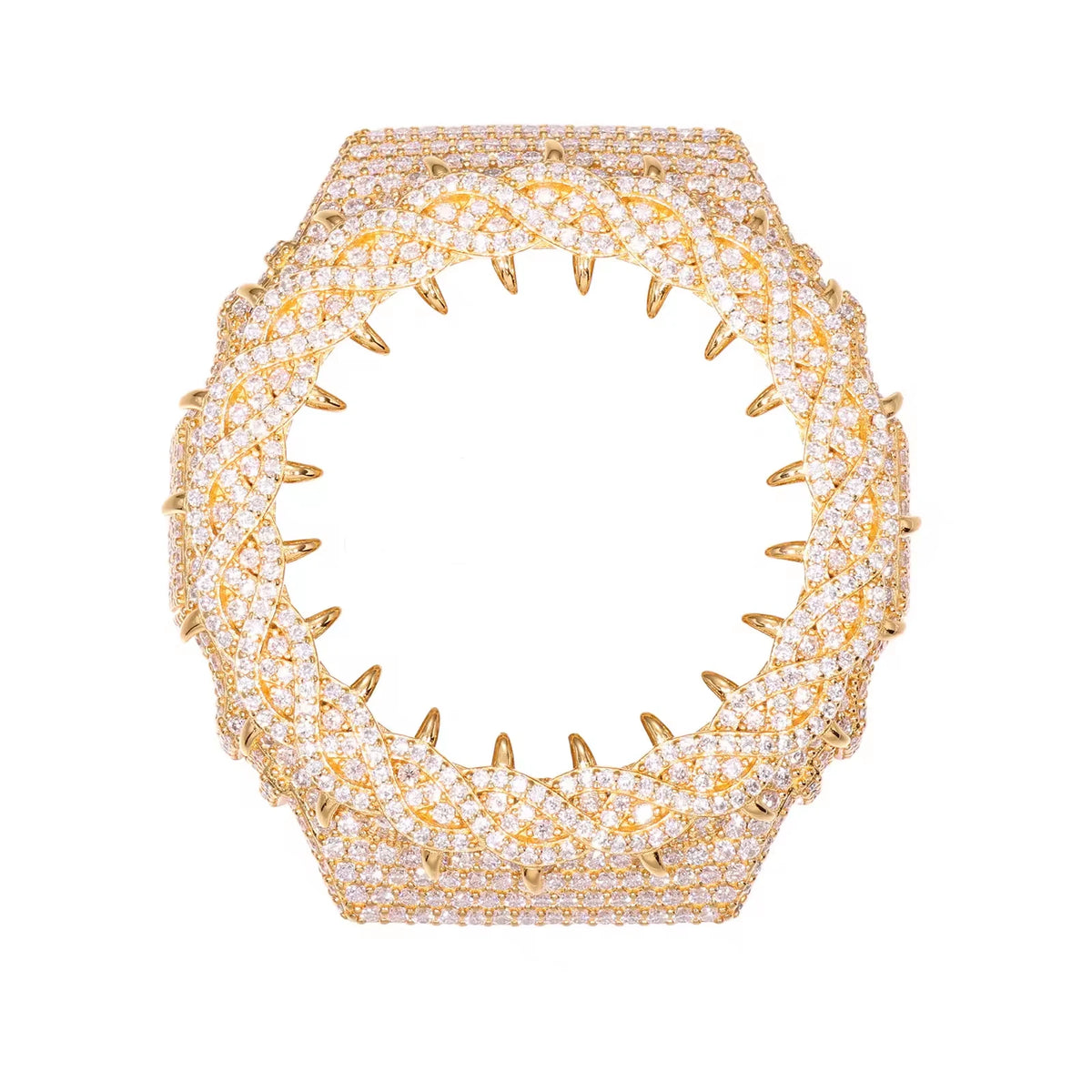 Iced Out Thorn Watch Bezel, image 8