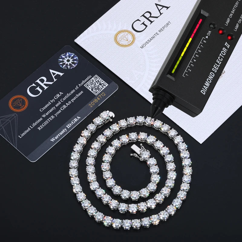 Moissanite Tennis Bracelet or Necklace, image 3
