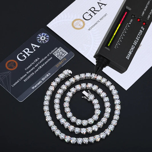 Moissanite Tennis Bracelet or Necklace, image 3