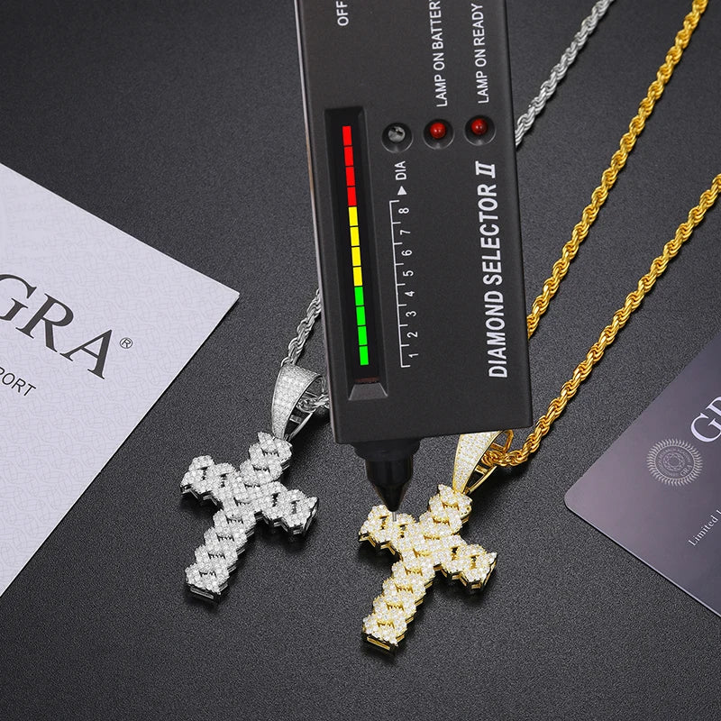 14mm Cross Pendant for Men, image 3